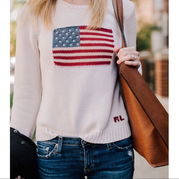 Ralph Lauren American Flag Sweater  - Picture 2 of 8